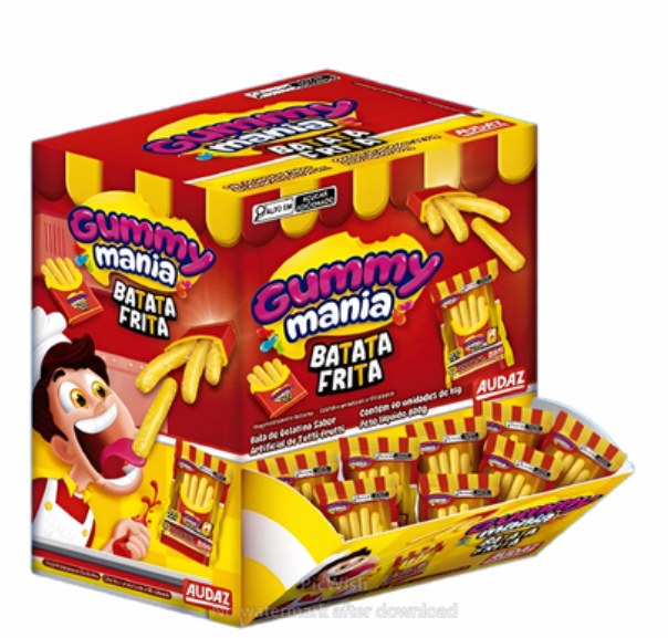 GUMMY MANIA BATATA FRITA 15G C/ 40 UN
