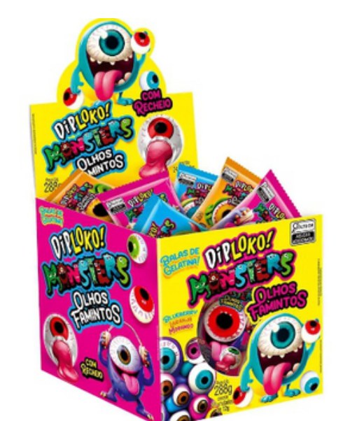 DIPLOKO MONSTER OLHOS FAMINTOS 12G C/24