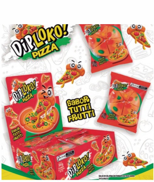 DIPLOKO PIZZA GUMMY 15G C/ 24UN